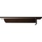 Ekena Millwork Heaton Hidden Support Steel Bracket w/ 8" Support Depth, Hammered Dark Bronze 3"W x 12"D x 2"H BKTM03X12X02HEHDB - alternate 3